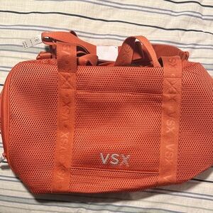 Victoria's Secret Bold Orange Mesh Tote